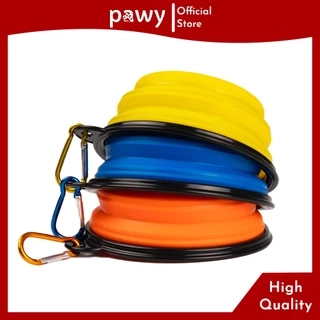 Tô Đựng Thức Ăn, Nước Gấp Gọn Cho Thú Cưng Pawy Bằng Silicone - Dog & Cat Collapsible Bowl - Nhiều Màu