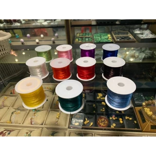 Cuộn chỉ chun lụa xâu vòng đá phong thuỷ PDJ - Trang sức PDJ