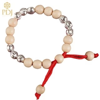 Vòng Dâu Tằm 9 Bi Bạc Cho Bé Gái - PDJ000945 - Trang sức PDJ