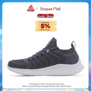 Giày chạy bộ nam thể thao PEAK Running Feather Lite Công nghệ đệm đế EVA siêu nhẹ thoáng khí EW2207H