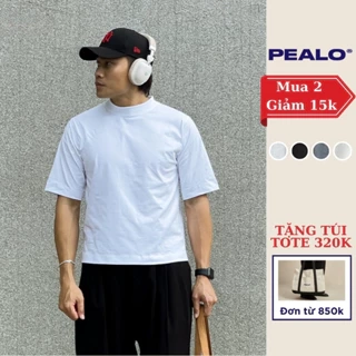 Áo thun nam nữ PEALO form Boxy cotton 250gsm