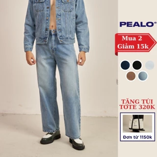 Quần Jeans PEALO form Straight Fit chất liệu cao cấp