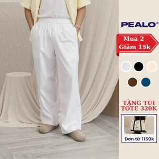 Quần Linen PEALO ống suông ver2 thời trang cao cấp