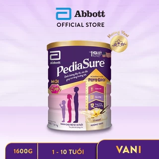 Sữa bột Pediasure 1.6kg hương vani