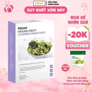 Hộp Mặt Nạ 5 Miếng Giúp Dưỡng Da Và Thấm Sâu PEKAH Healing Night Clearing Mask Pack 25ml/5sheets