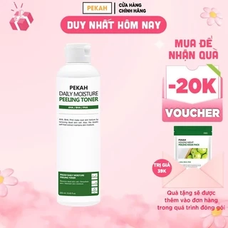 Nước hoa hồng PEKAH cải thiện da mụn thu nhỏ lỗ chân lông PEKAH Daily Moisture Peeling Toner 250ml