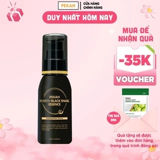 Serum Dưỡng Ẩm Chống Lão Hóa Giảm Nếp Nhăn PEKAH Rebirth Black Snail Essence 60ml