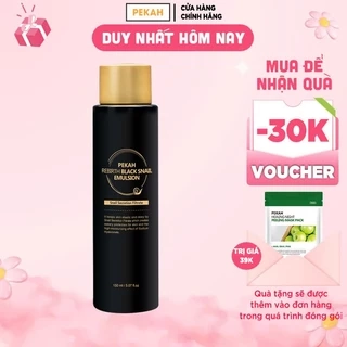 Sữa dưỡng PEKAH Hàn Quốc chống lão hóa phục hồi tăng đàn hồi da giảm nhăn PEKAH Rebirth Black Snail Emulsion 60ml