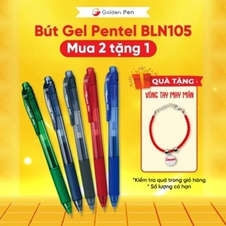 Bút Gel Bấm Pentel BLN105 – Nét Mượt, Nhanh Khô, Ngòi 0.5mm – Bút Bi Nước Nhiều Màu Cho Học Sinh