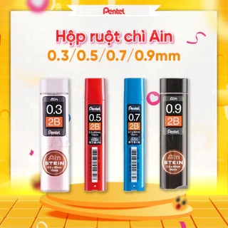 Ruột Chì Kim Pentel C275 0.5mm 2B Siêu Cứng - Ngòi Chì Thay Thế Nhiều Cỡ