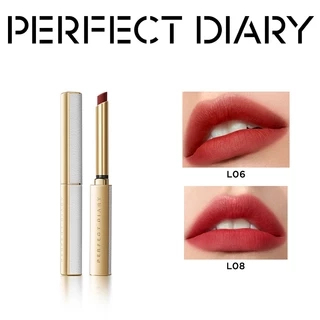 Son môi PERFECT DIARY PDB022 0.8g dưỡng môi vỏ màu bạc sáng bóng