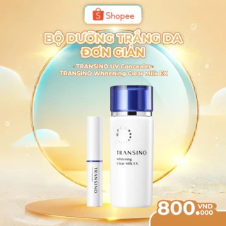 Bộ Dưỡng Trắng Da Đơn Giản TRANSINO Uv Concealer - Clear Milk