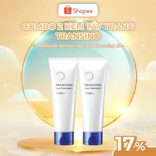 Combo 2 Kem Tẩy Trang TRANSINO Clear Cleansing 110g