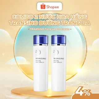 Combo 2 Nước Hoa Hồng TRANSINO Dưỡng Trắng Da 150ml