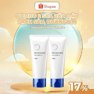 Combo 2 Sữa Rửa Mặt Sạch Sâu, Dưỡng Ẩm TRANSINO