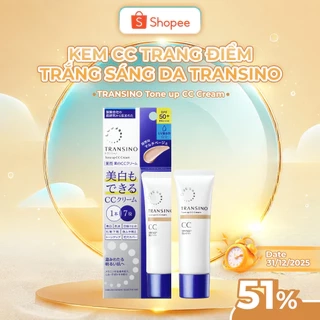 KEM NỀN NÂNG TÔNG TRẮNG SÁNG - TRANSINO Tone Up CC Cream 30g