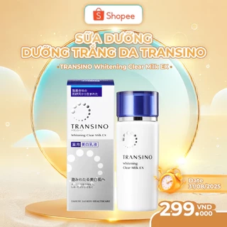 Sữa Dưỡng Dưỡng Trắng Da TRANSINO Whitening Clear Milk EX 100ml
