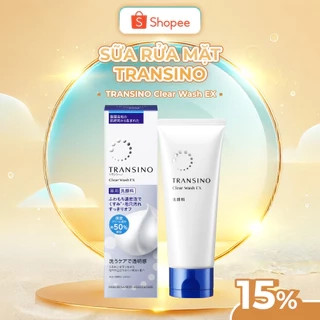 Sữa rửa mặt TRANSINO  - TRANSINO clear wash 100G