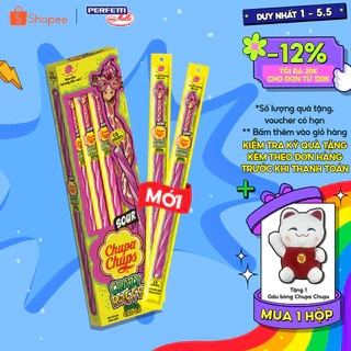 Kẹo dẻo dài hình xoắn vị chua Crazy Raffe Hươu Cao cổ hương Dâu Vani