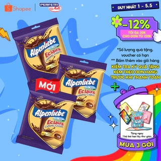 Kẹo mềm Alpenliebe Eclairs Hương Caramel Nhân Socola Chảy