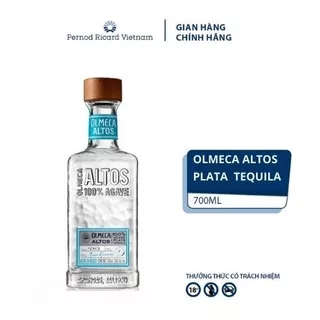 Rượu Tequila Olmeca Altos Plata Nồng Độ Alc 38% 700ml Không Kèm Hộp
