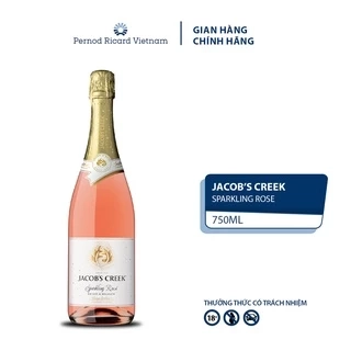 Rượu Vang Hồng Có Gas Jacob's Creek Sparkling Rosé Nồng Độ Alc 12.6%750ml  Không Kèm Hộp