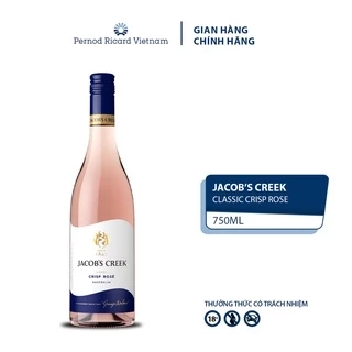 Rượu Vang Hồng Jacob's Creek Classic Crisp Rosé nồng độ 12.5%vol  750ml Không Kèm Hộp