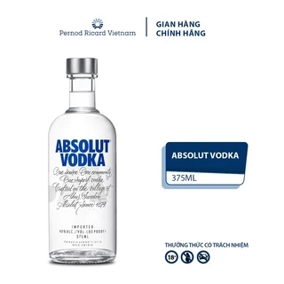 Rượu Vodka  Absolut  Nồng Độ Alc 40.0%  375ml  Không Kèm Hộp