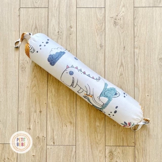 Gối ôm dài 80cm tencel 60s cho bé PETIT BEBE mềm mát thoáng khí an toàn bé trai bé gái