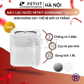 Máy Lọc Nước Cho Chó Mèo PETKIT SOLO SE Công Nghệ Bơm Không Dây An Toàn Điện Sử Dụng Nguồn USB 5V