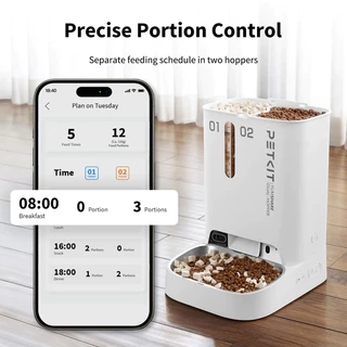 Máy ăn Yumshare with Camera Petkit 2 ngăn