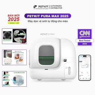 Máy Dọn Vệ Sinh Tự Động, Nhà Dọn Vệ Sinh Cho Chó Mèo Petkit Pura Max 2025
