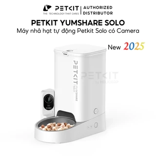 Máy Ăn, Máy Nhả Hạt Cho Mèo Chó PETKIT YUMSHARE SOLO 3L có Camera Điều khiển từ xa qua APP thông minh