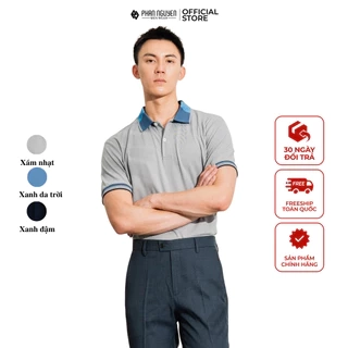 Áo phông cổ polo cộc tay nam Phan Nguyễn, chất liệu cà phê kháng khuẩn mềm mại, thoáng mát APC.209