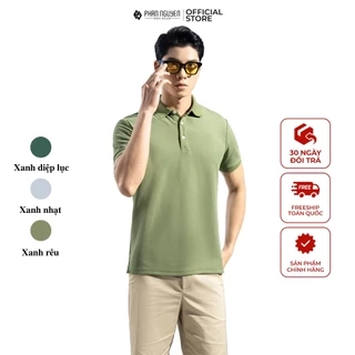 Áo polo nam ngắn tay basic Phan Nguyễn mềm mát, hạn chế nhăn nhàu, thiết kế lịch sự, chỉn chu, màu sắc nam tính APC.202