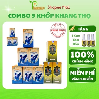 Combo 9 Khớp Khang Thọ Plus Và Tặng 3 Lọ Xịt Xoa Bóp