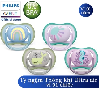 Núm Ty Ngậm Philips Avent Thông Khí - Vỉ Đơn