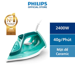 BÀN ỦI HƠI NƯỚC Philips DST1040/30 | 2000W | mặt đế chống dính - Hàng Chính Hãng