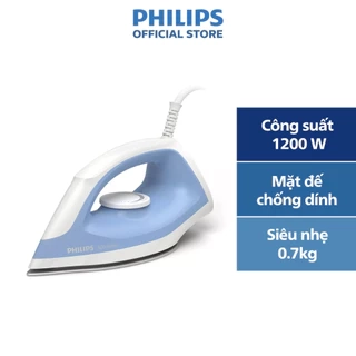 Bàn ủi khô Philips DST0520/20 | đế chống dính - 1200W - Hàng chính hãng