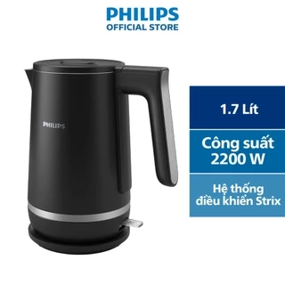 Bình đun siêu tốc 2 lớp 5000 series Philips HD9395/90 | 1.7Lít| 2200W - Hàng Chính Hãng