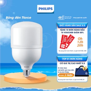 Bóng đèn Philips trụ TForce siêu sáng (25W,35W,45W, 50W) - Ánh sáng trắng 6500K (01 bóng)