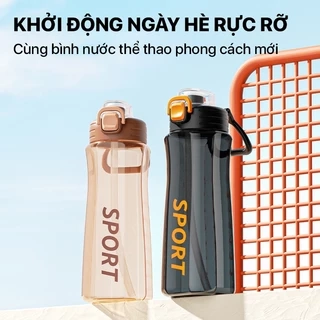 Dung tích lớn cùng bình nước thể thao phong cách mới
