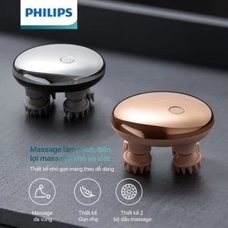 Máy Massage Da Đầu Đa Năng PHILIPS 1301-massage làm sạch,tiện lợi massage khô và ướt
