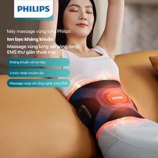 Máy Massage Vùng Lưng PHILIPS 4331-công nghệ massage 3 trong 1 thư giãn thoải mái vùng lưng