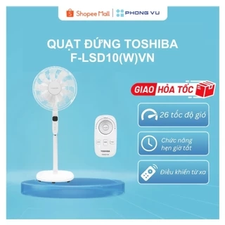 Quạt đứng Toshiba F-LSD10(W)VN DC Inverter Tiết Kiệm Điện - Bảo hành 12 tháng