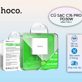 Củ Sạc Nhanh PD 30W CHÍNH HÃNG HOCO Sử Dụng Cho Các Dòng ĐT Smartphone SamSung,IP,Oppo,Xiaomi