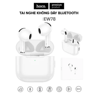 Tai Nghe không dây Bluetooth Chính Hãng HOCO có MIC Đàm Thoại-Pin 30mah-Nghe Nhạc 4H-Chân Sạc Type C