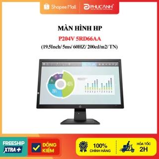 Màn hình máy tính HP P204V 19.5Inch 5RD66AA, Hàng chính hãng