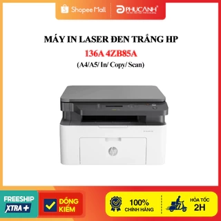 Máy in laser đen trắng HP 136A 4ZB85A (A4/A5/ In/ Copy/ Scan)