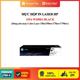 Mực hộp in laser HP 119A W2090A Black (Dùng cho máy Color Laser 150a/150nw/178nw/179fnw)
